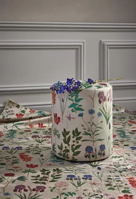 Produktbild von Essenza Hocker Marigold Farbe Vanilla Größe 40 Rund