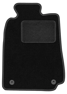 Image de Tapis conducteur en moquette pour Mercedes CLK W208 1997-2003 (coupé) – 1 pièce, noir, sur mesure – Wielganizator LUX