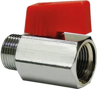 Produktbild von Mini-Kugelhahn Typ 126 1/2 Zoll BSPP-Gewinde/G-Gewinde