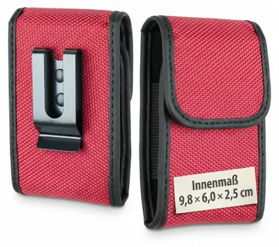 Produktbild von caseroxx Funkmeldertasche – passend für Swissphone BOSS 900 - 935, u.v.m. - Tasche mit Gürtelclip & Klettverschluss