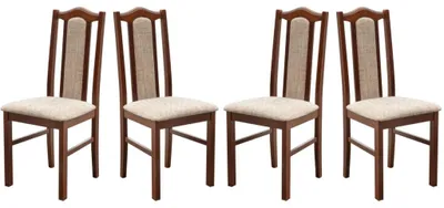 Produktbild von ESSZIMMERSTUHL - 4er-Set Bos 2 nussbaum berlin new 3