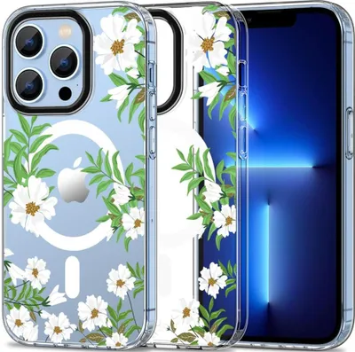 Produktbild von Etui Tech-Protect Magmood MagSafe Apple iPhone 13 Pro Frhlingsblume