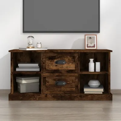 Produktbild von TV-Schrank Räuchereiche 99,5x35,5x48 cm Holzwerkstoff , TV-Schränke Design 2024