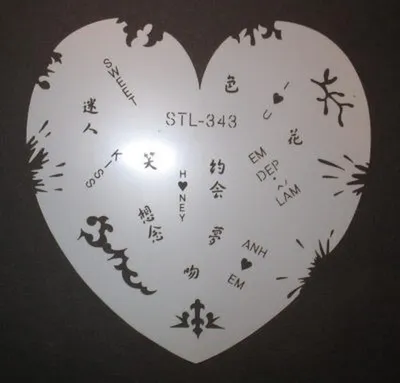 Produktbild von Airbrush-Schablone STL-343