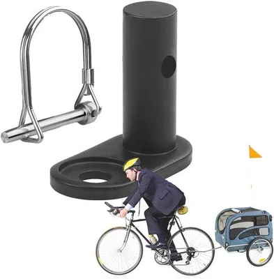 Productafbeelding van Fietskar Koppeling - Fiets Trekhaak voor Kinderen en Honden met Veiligheidspen