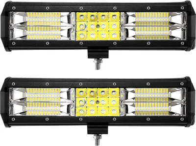 Produktbild von Greenmigo 2X 180W LED Arbeitsscheinwerfer Off-road Scheinwerfer Bar Fernlicht 12V-24V Reflektor Lampen IP67 Wasserdicht Zusatzscheinwerfer Flutlicht für Auto Jeep Traktor SUV