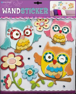 Produktbild von Trötsch Wandsticker "Eulen" 31 x 38 cm