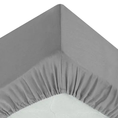 Produktbild von Sábana Bajera Ajustable Atmosphera Gris (90 x 190 cm)