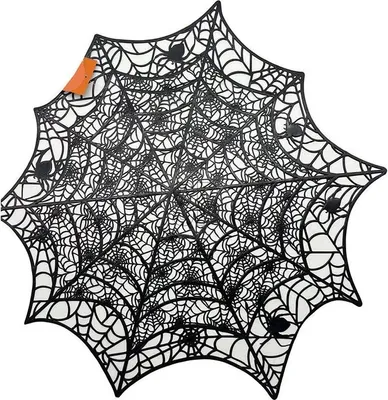 Obrázok produktu pre Platzmatte - Spinnennetz - ca. 50 cm - schwarz