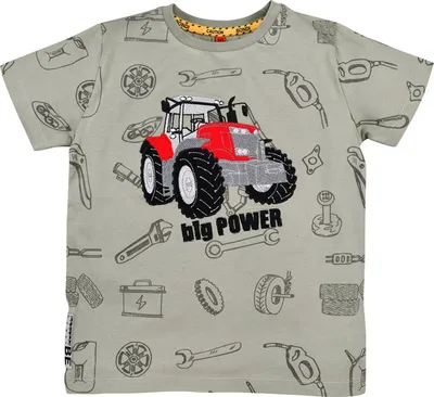 Produktbild von BONDI Jungen T-Shirt "Big Power" 33182 | Stone Größe: 92