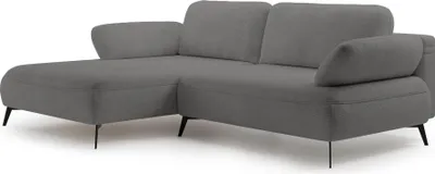 Produktbild von Selsey Avolla – Ecksofa mit Schlaffunktion, Bettkasten und hydrophober Chenille, linksseitig, Grau