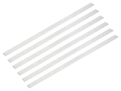 Alu-Flachstäbe 6er-Pack, 3x12x305 mm, 6061, silber
