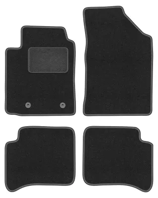 Productafbeelding van Velours automatten voor Toyota Yaris I 1999-2005 – 4-delig, grafiet, op maat – Wielganizator LUX