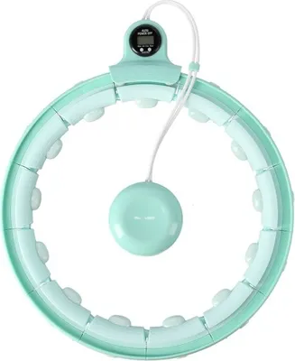 Immagine prodotto di Massage hula hoop Home FH02 con pesi e contatore verde