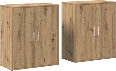 Produktbild von Sideboard 2 pcs Artisan-Eiche 60 x 31 x 70 cm Holzwerkstoff