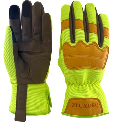 Imagen del producto de Guantes de jardinería fabricados con fibras ultrafinas, lavables a máquina, talla M, para trabajos de jardinería