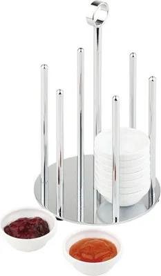 Produktbild von APS Mini Schälchenspender, Ständer inkl. 36 Melaminschalen, ø 60 mm
