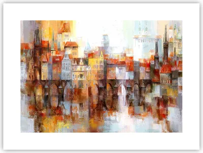 Produktbild von Poster - Poster ohne Rahmen - Stadt Mietshaus - 40x30 cm - Wand Bild - Wanddeko - Wandbilder - Kunstposter - Wandposter - Bilder - Kunstdruck - Wanddekoration - Wandbild - P2XAA40x30-3476