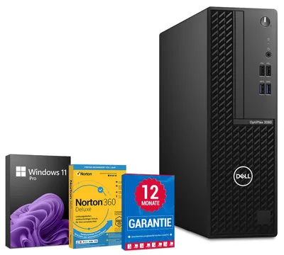 Produktbild von Dell OptiPlex 3080 Desktop PC Computer - Intel Core i5-10500 (10.Gen) bis zu 6x 4,5 GHz - 16GB RAM - 512GB SSD - Windows 11 Pro - Norton 360 1 Jahr