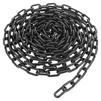 Immagine prodotto di Catena nera resistente, lunghezza 6 metri, ideale per giardinaggio e decorazioni