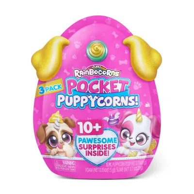 Produktbild von RAINBOCORNS UNICORN DOG POCKET Überraschungstüte Ei 3 FIGUREN