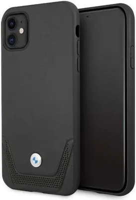 Zdjęcie produktu dla Etui BMW Leather Perforate do iPhone 11 czarny