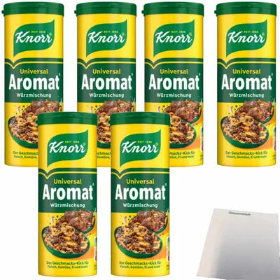 Produktbild von Knorr Aromat Würzstreuer (6x100g Packung) + usy Block