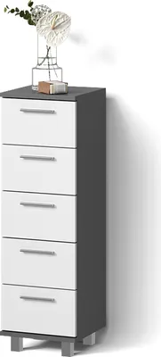 Produktbild von Badschrank Livinity Eisak Anthrazit 30 x 95 cm, Model 52526
