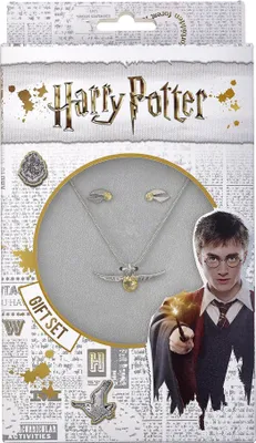 Image de Collier et boucles d'oreilles Golden Schnatz - Harry Potter