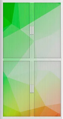 Produktbild von PAPERFLOW Rollladenschrank Farbgemustert ohne Fachböden 110,0 x 41,5 x 204,0 cm
