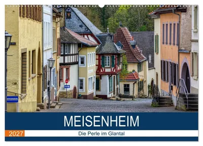Produktbild von Meisenheim - Die Perle im Glantal (Wandkalender 2027 DIN A2 quer), CALVENDO Monatskalender