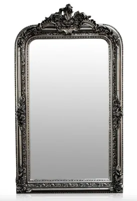 Immagine prodotto di Casa Padrino Specchio barocco argento stile antico 90 x H. 160 cm - Specchio da parete arredo