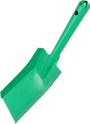 Produktbild von KOTARBAU Kohlenschaufel 370 x 95 mm Grün Kohlenlöffel Kaminschaufel Ascheschaufel Kohlenschütte Ofenschaufel Futterschaufeln Verzinkt Schaufel
