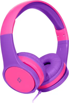 Produktbild von TTEC Wired On-Ear-Kopfhörer Ohrhörer Kinder Kids verstellbares Kopfband 3,5mm AUX Eingang Pink-Lila