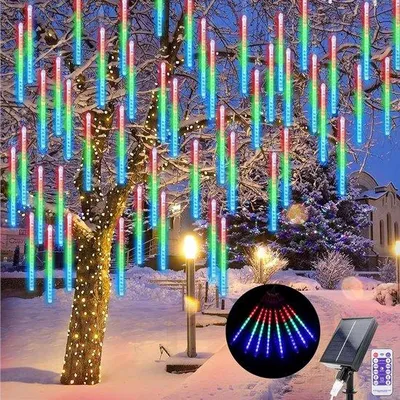 Obrázok produktu pre Vianočné osvetlenie s 240 LED diódami, 10 reťazami, 30 cm, vodotesné, na vianočný stromček, svadbu, dekoráciu