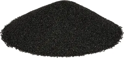 Produktbild von Dekosand Brilliant schwarz 0.1-0.5mm 1kg | schwarzer Farbsand