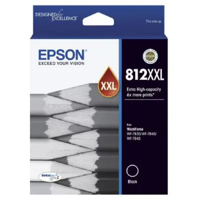 Obrázok produktu pre Epson 812XX, Ultra vysoký výnos, Čierna, 1 kusov, Balenie po jednom kuse