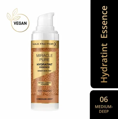 Produktbild von MAX FACTOR Foundation Miracle Pure Hydratint Essence 6 Medium-Deep, 30 ml