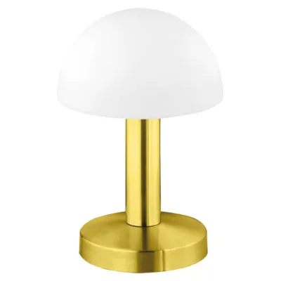 Immagine prodotto di FYNN II lampada da tavolo in ottone e vetro bianco