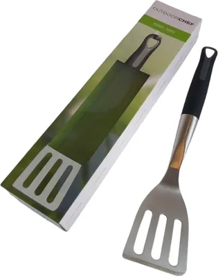 Zdjęcie produktu dla OUTDOORCHEF 14.112.56, Łopatka do obracania, Czarny, Srebrny, Plastik, Stal nierdzewna, 88 mm, 86 mm, 437 mm