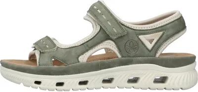 Produktbild von Rieker  Damenschuhe Sandalen Grün Freizeit, Schuhgröße:39 EU