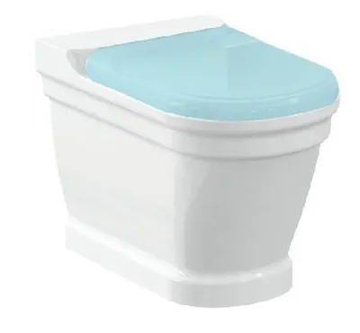 Produktbild von ANTIK Kombi-WC, Abgang waagerecht/senkrecht, 37x63cm, weiss