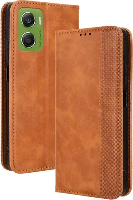 Produktbild von Motorola Moto G06 / G06 Power Hülle - Coverup Vintage Style Klapphülle - Braun