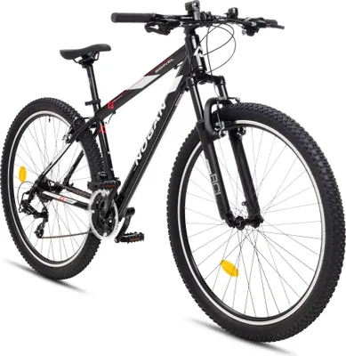 Produktbild von Nogan Gravel PRO Mountainbike 29 Zoll Small Jet Black - StVZO Beleuchtung