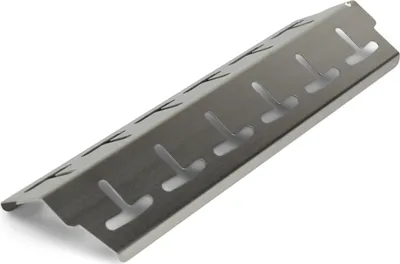 A single metal grill part is shown against a white background.
