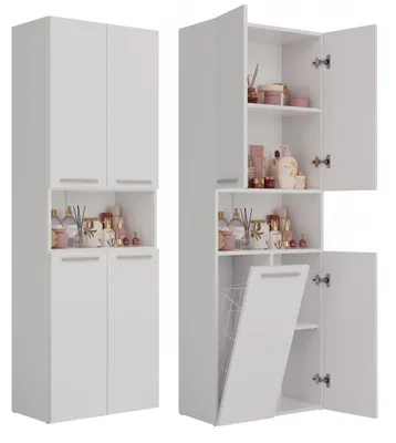 Produktbild von Topeshop NEL 1K DK BIEL Badezimmerschrank de Badezimmerschrank White