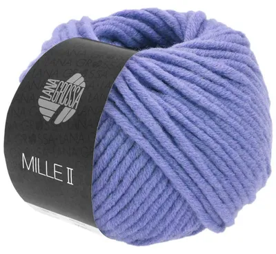 Produktbild von Lana Grossa MILLE II 50 g strapazierfähiges Mischgarn mit Wolle 55 m Farbe 153 - Lila