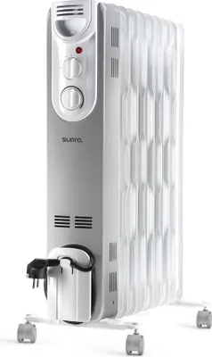 Image de Radiateur bain d'huile ORSO - blanc 2000W