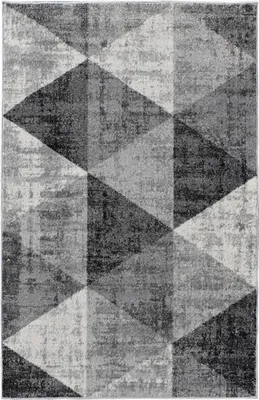Image de SOLTAM Tapis tissé pour salon et chambre à coucher à motifs géométriques
