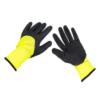 Obrázok produktu pre Rukavice pracovné máčané – Latex, veľ. L/9